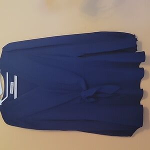 Women's blue XL blouse